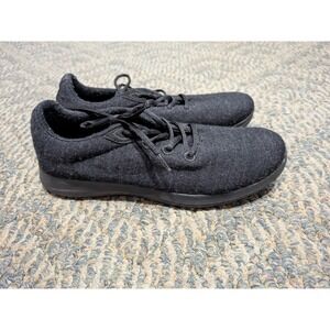 Merinos Womens Australian Merino Wool Runners Black Sneakers Shoes Size 7